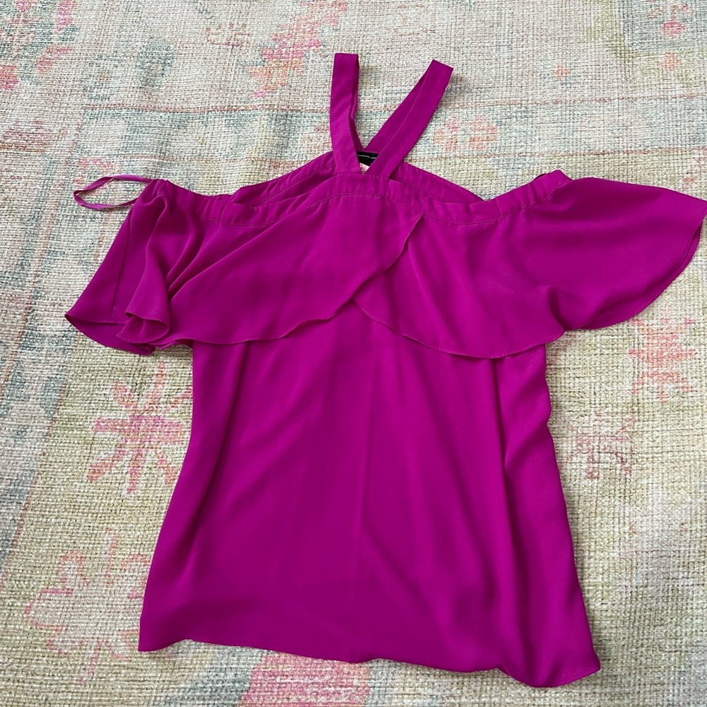 Hot pink blouse